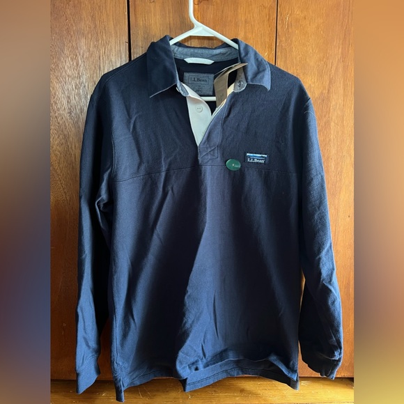 L.L. Bean Shirts Llbean Mens Rugby Long Sleeve Poshmark